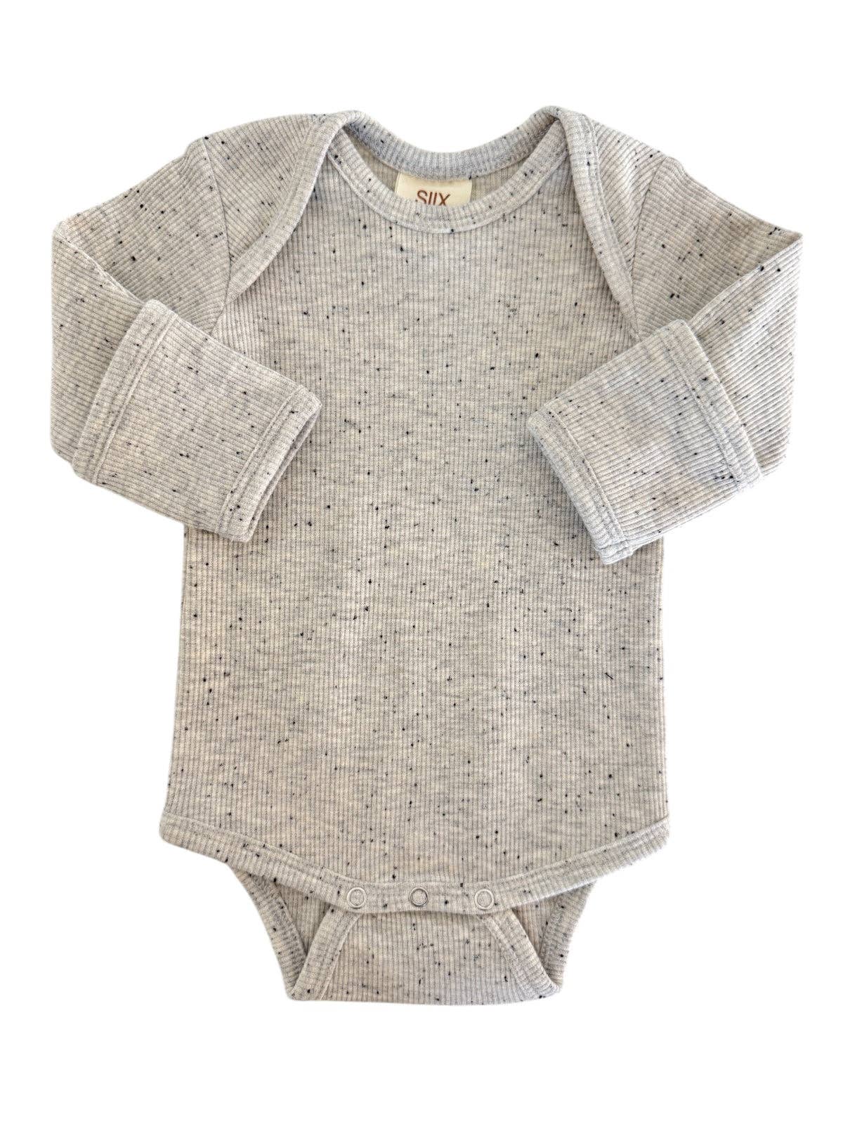 Heather Speckle Bodysuit | Siix Collection