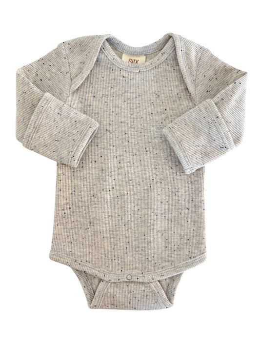 Heather Speckle Bodysuit | Siix Collection