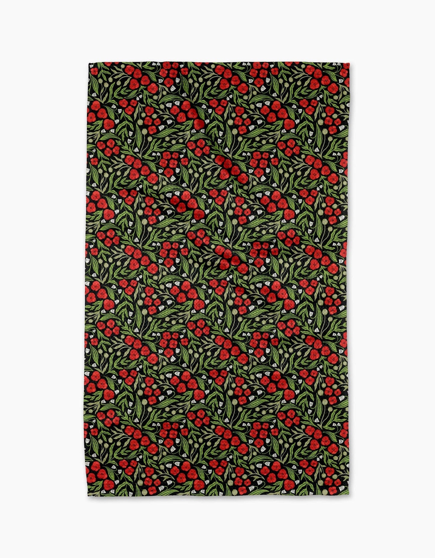Flowing Poppies Tea Towel | Geometry