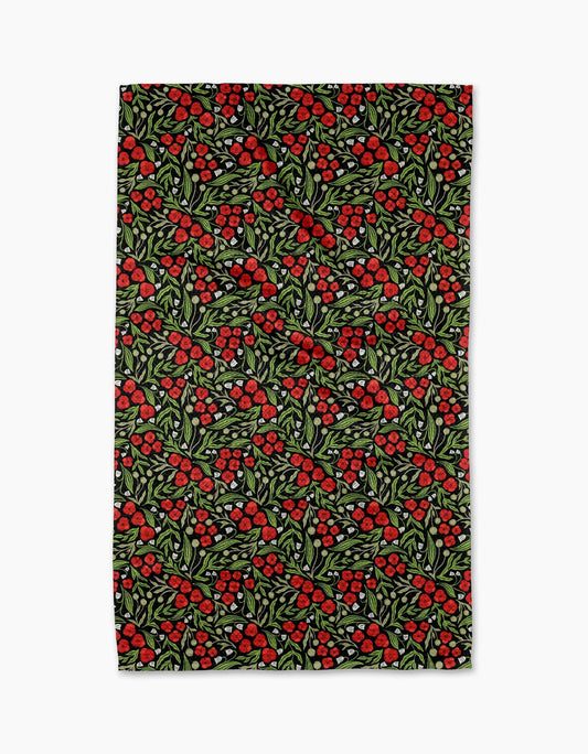 Flowing Poppies Tea Towel | Geometry