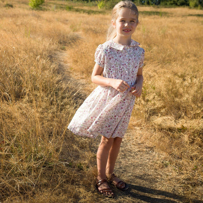 Sawyer Dress - Pink Ditsy | Beet World