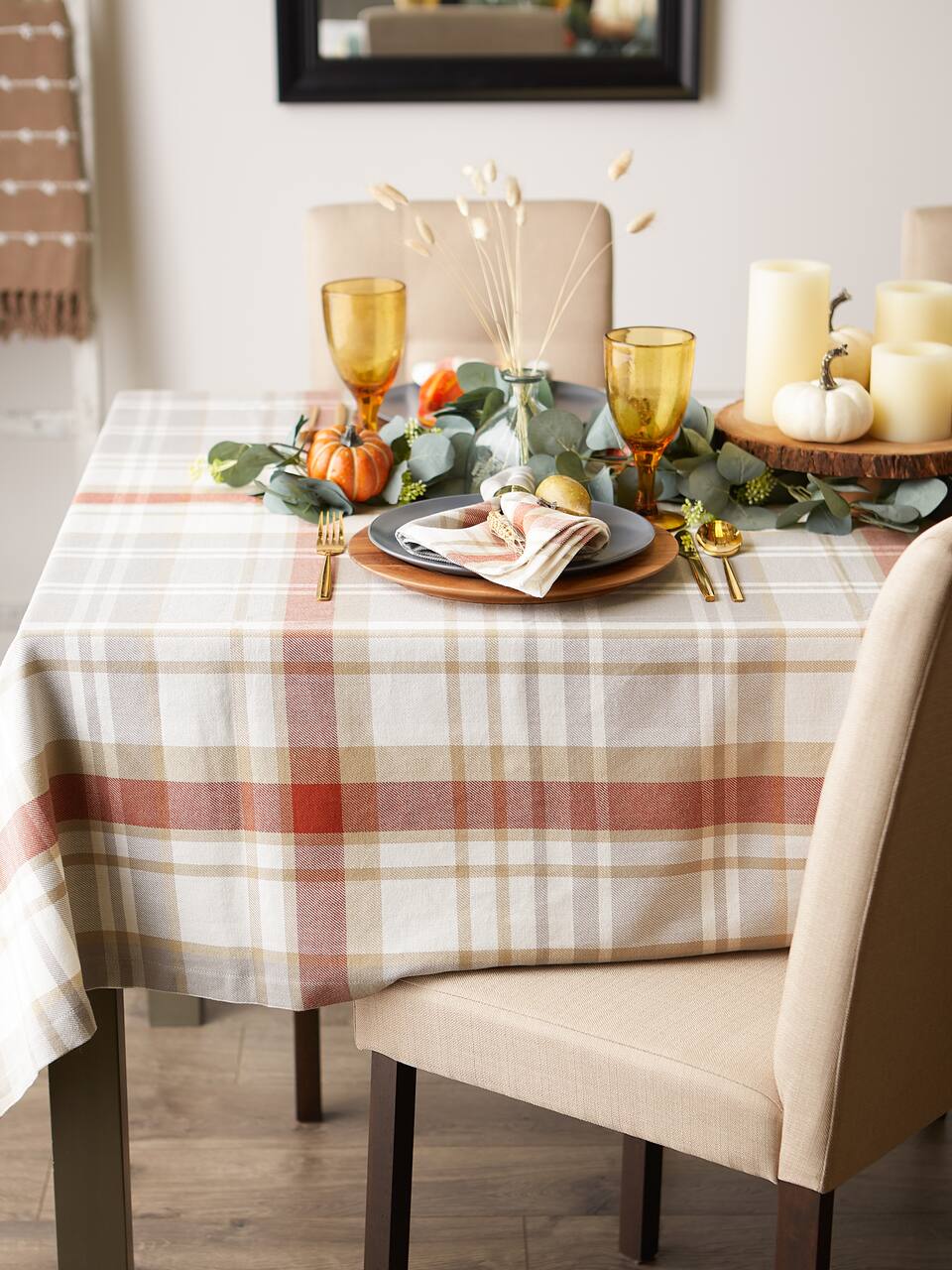 Cozy Picnic Plaid Tablecloth | DII