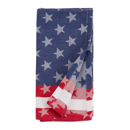 Americana Cloth Napkin Set/4 | Saro Lifestyle