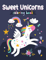 Sweet Unicorns Coloring Book | Happy Fox