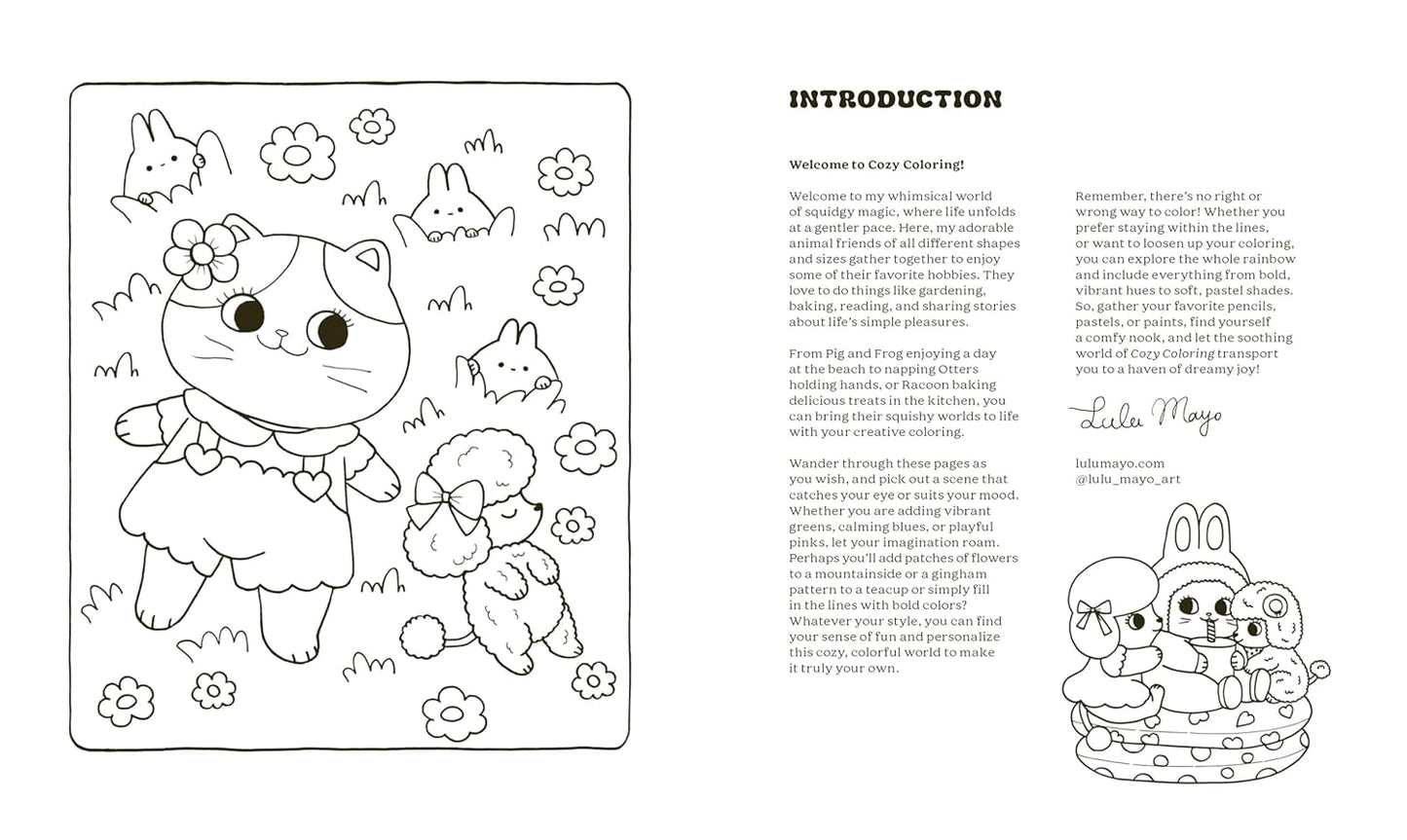 Cozy Coloring: Self Care | Lulu Mayo