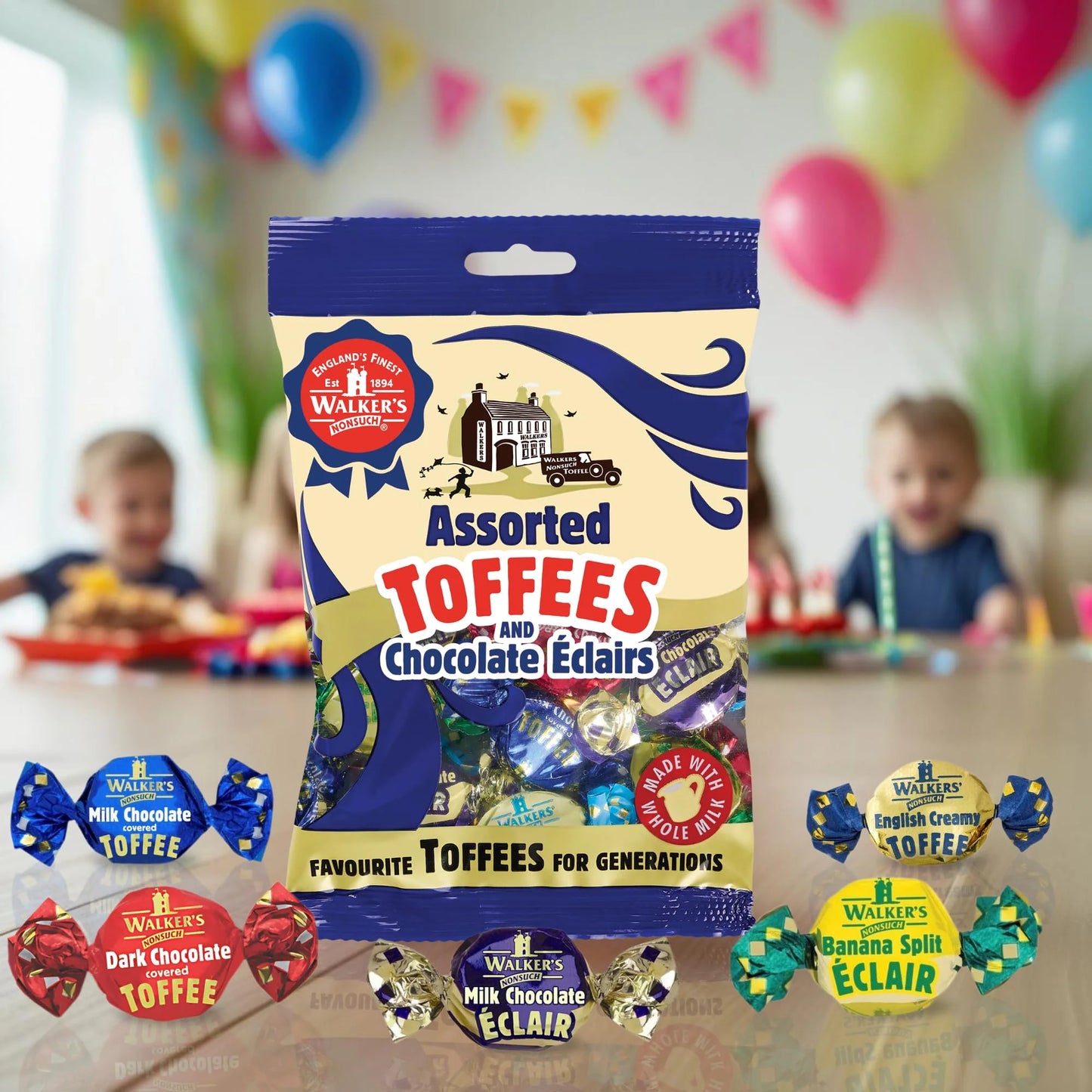 Assorted Toffees & Chocolate Eclairs | Walkers