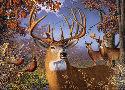 Deer and Pheasant - 500pc Puzzle | Cobble Hill Puzzles