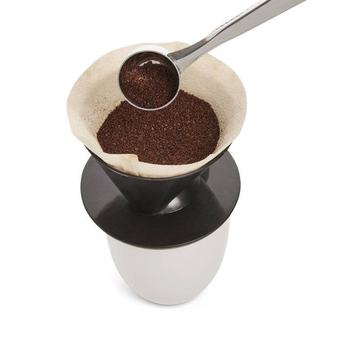 Fino Coffee Scoop With Bag Clip | HIC Kitchen