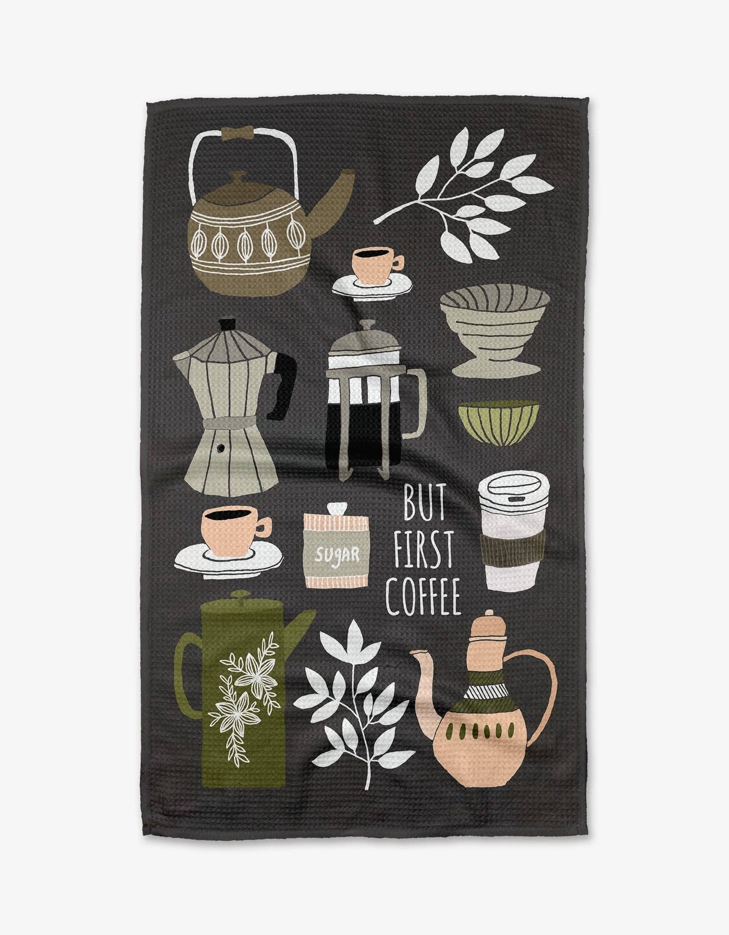But First, Coffee Towel | Geometry