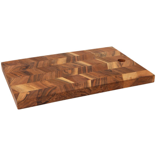 Acacia Chevron Serving Board | Danica Heirloom