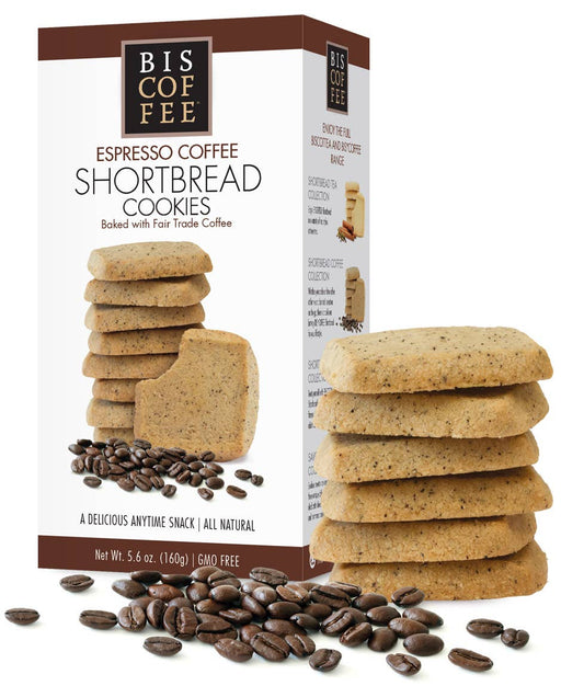 Espresso Coffee Shortbread | Biscottea Baking Co.
