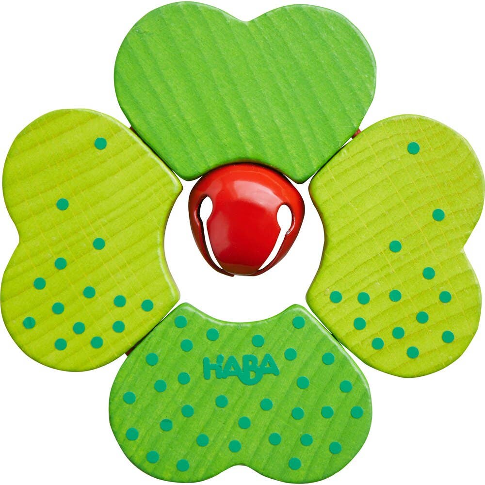 Shamrock Wooden Baby Grasping Toy | HABA