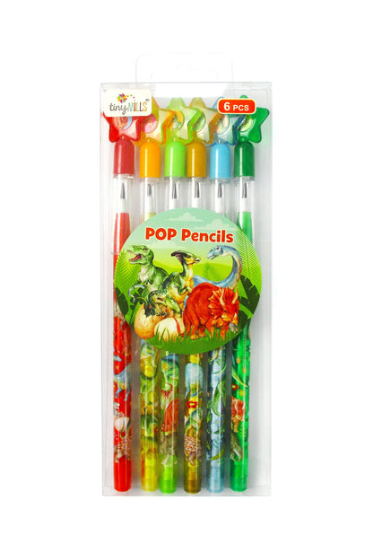 6 Pcs Jurassic Multi-Point Pencils | Tiny Mills