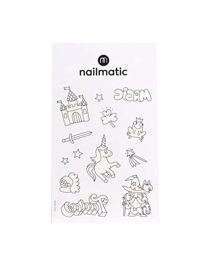 Temporary Coloring Tattoos - Magic world | VICI Brands