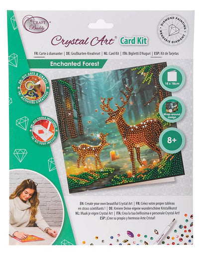 Crystal Art Card Kit: Enchanted Forest | Outset Games
