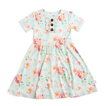 Mae Floral Bamboo Twirl Dress | Gigi & Max