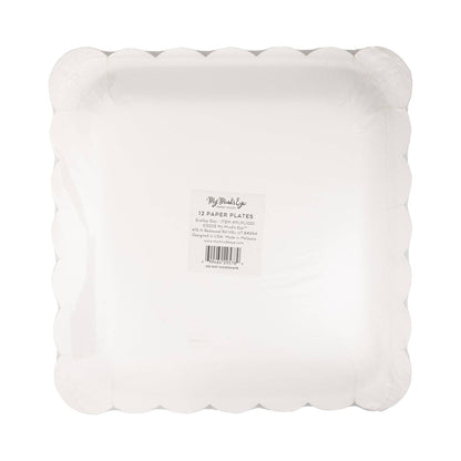 Scallop Star Boarder Paper Plate | My Mind's Eye