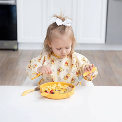 Sleeved Bib: Winnie Loves Hunny | Bumkins