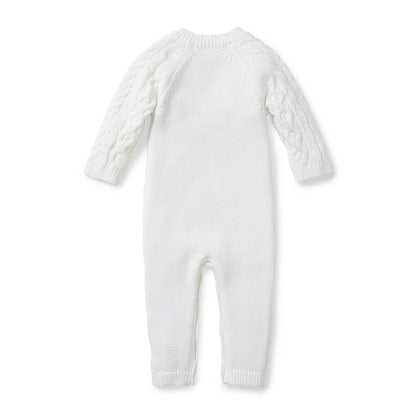 Organic Cable Knit Sweater Romper | Hope & Henry