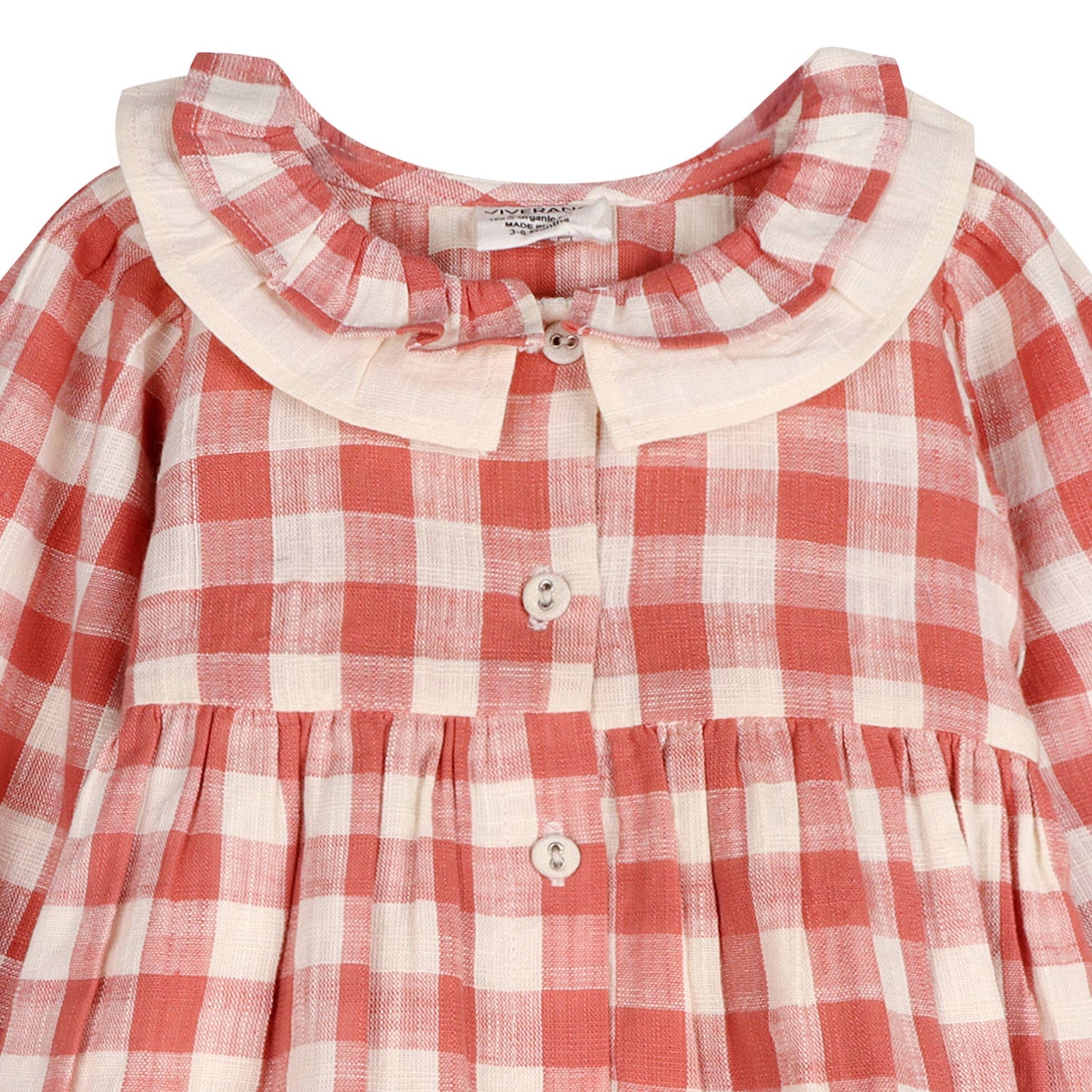 Holly Gingham Dress & Bloomer | Viverano Organics