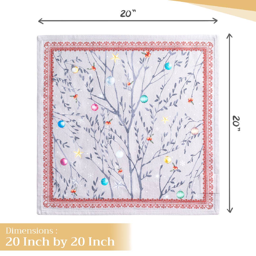 Fairy Christmas Cotton Napkins Set | Maison d'Hermine