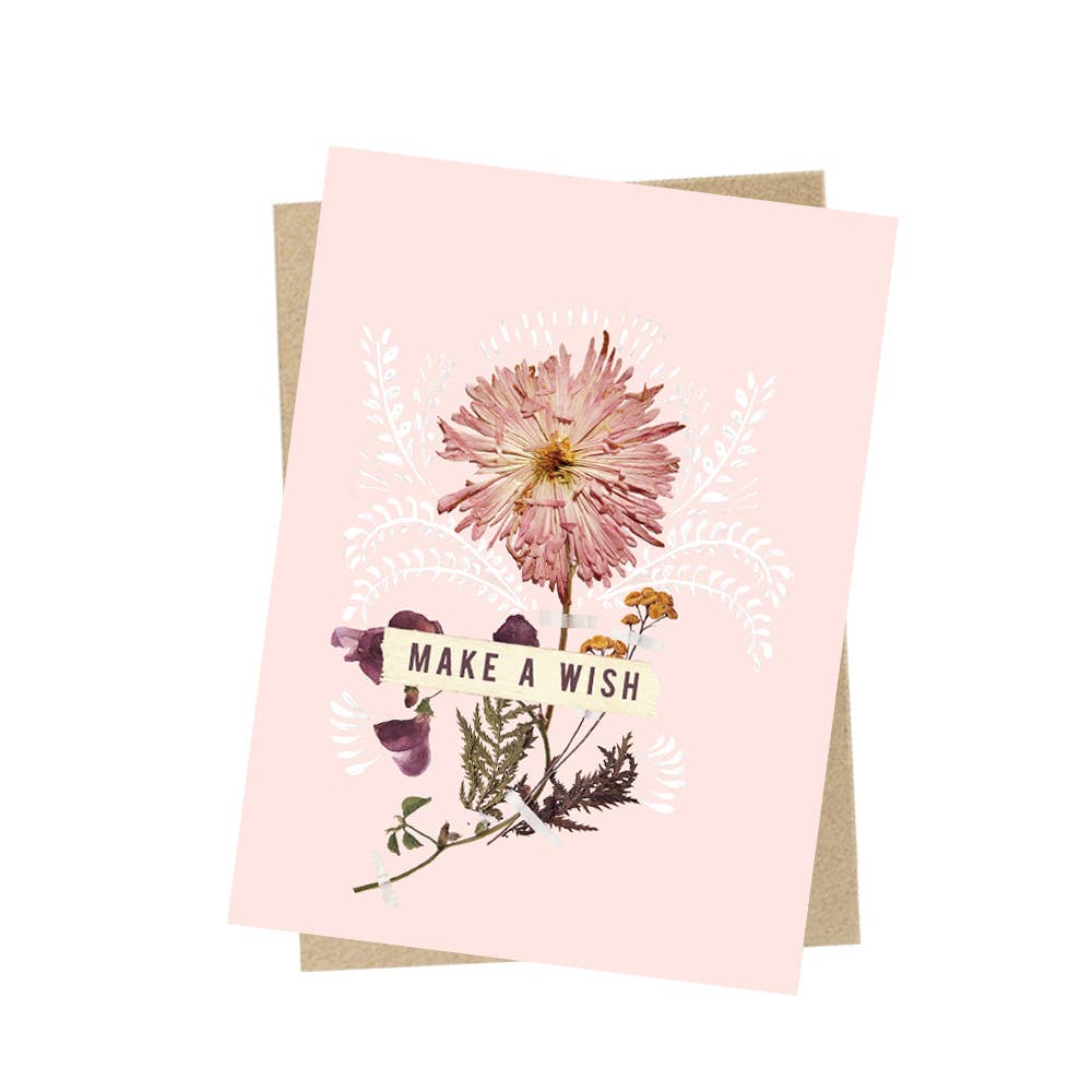 Pink Wish Birthday Mini Card | Papaya