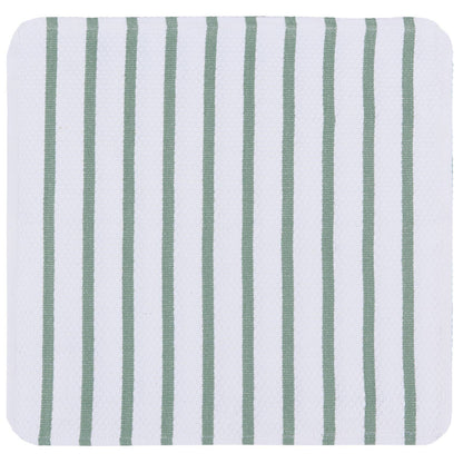 Basketweave Elm Green Dishcloths (Set of 2) | Danica