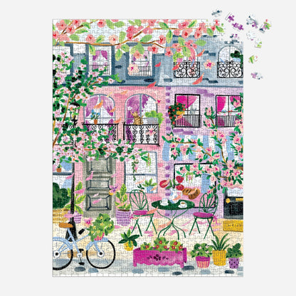 Cherry Lane Blossoms 1000 pc Puzzle | Galison