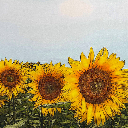 Sunflower Flour Sack Towel | Alphie and Ollie