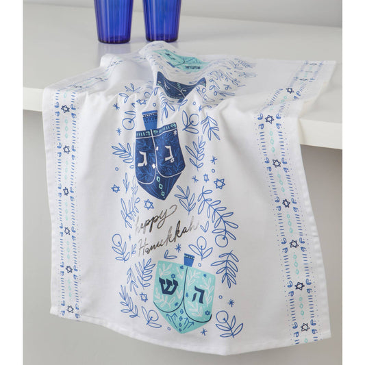 Dreidels Hanukkah Towel | Danica