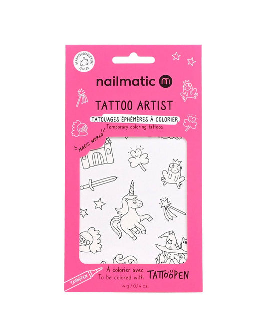 Temporary Coloring Tattoos - Magic world | VICI Brands