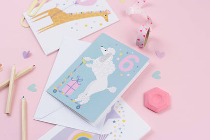 Age 1 Pink Kid's Birthday Card | Mikfins