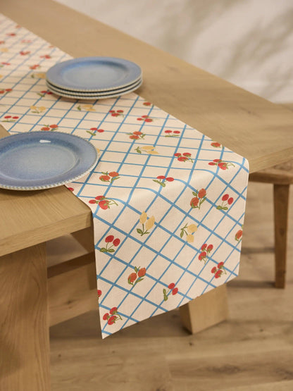 Italian Summer Grid Table Runner | Geometry