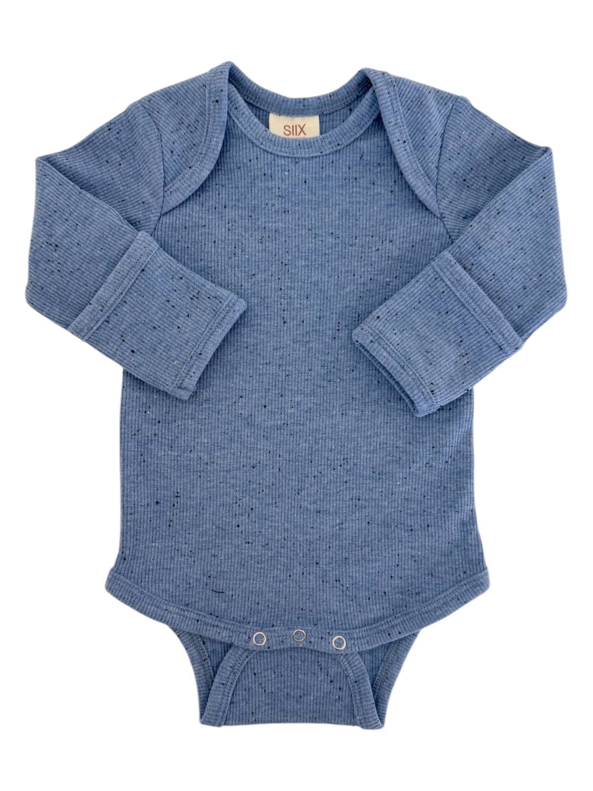Blue Speckle Bodysuit | Siix Collection