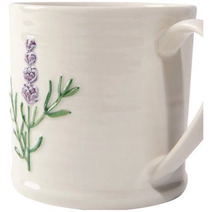Lavender Embossed Mug | Now Designs