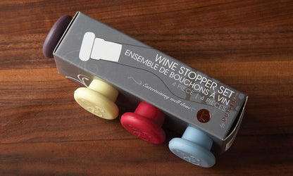 Outset Silicone Wine Stoppers Set | Fox Run Brands