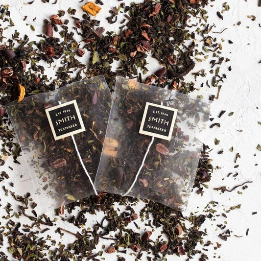 Chocolate Peppermint Pu-erh - Holiday Tea Carton (15 Sachets) | Smith Teamaker