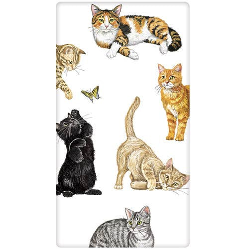 Everyday Cat Scatter Towel | Mary Lake-Thompson