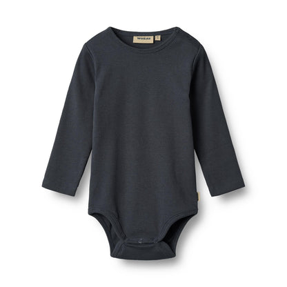 Spencer Navy Bodysuit | Wheat