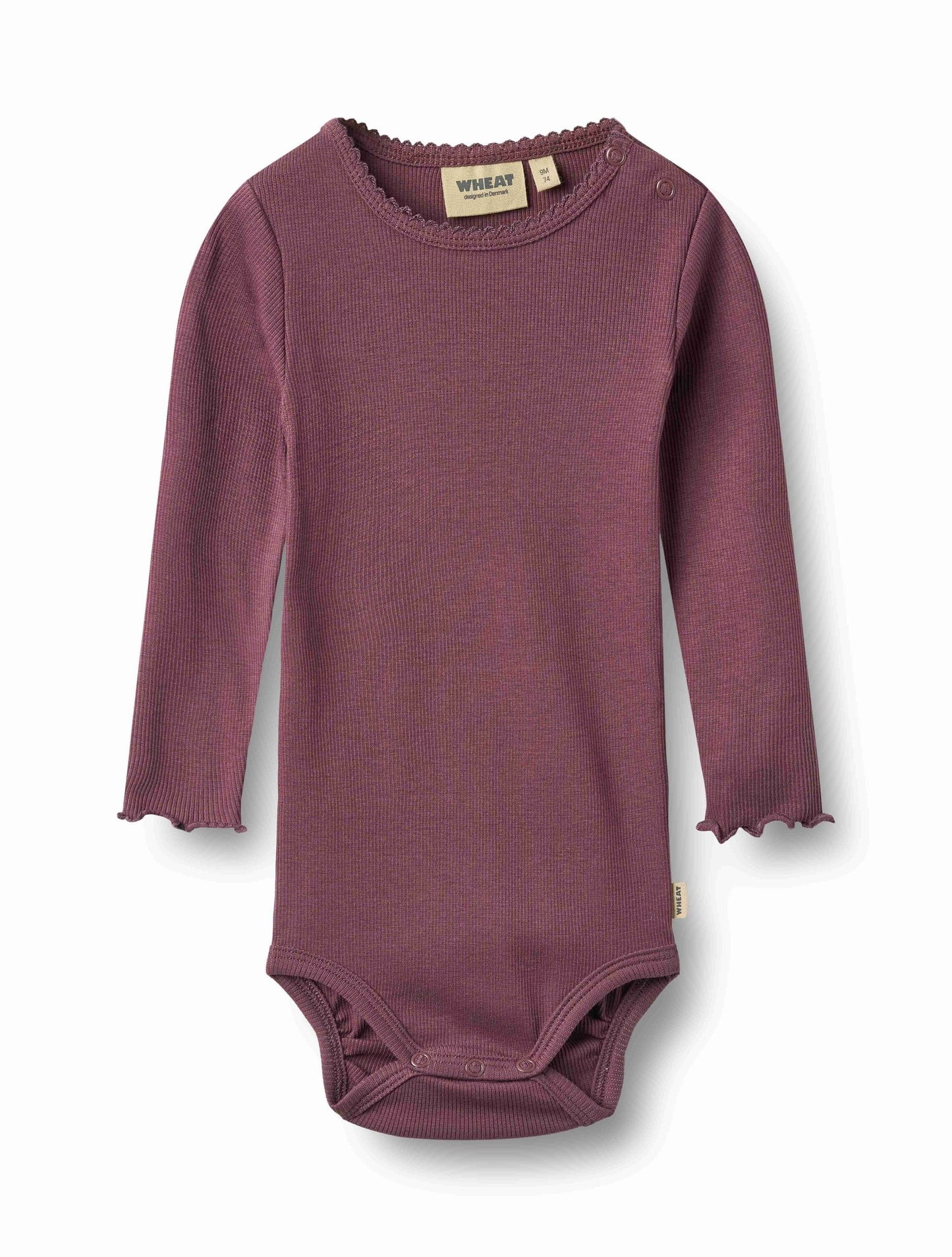 Regitize Eggplant Bodysuit | Wheat