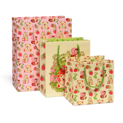 Strawberry Critters Gift Bag | Red Cap Cards