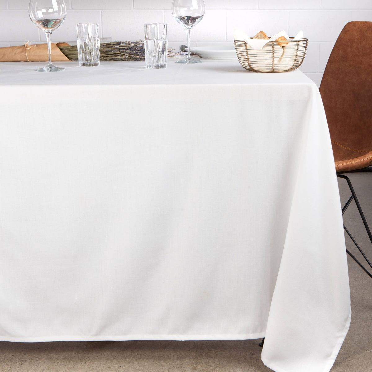 White Spectrum Tablecloth | Now Designs