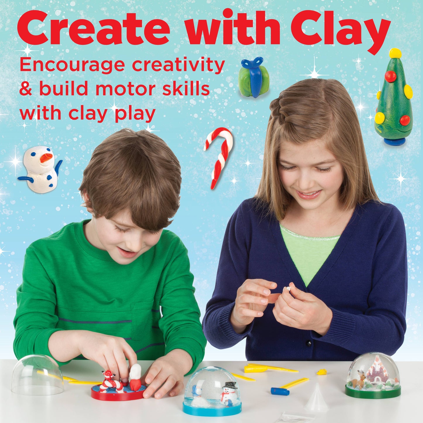 Make Your Own Holiday Snow Globes Craft Kit | Faber-Castell