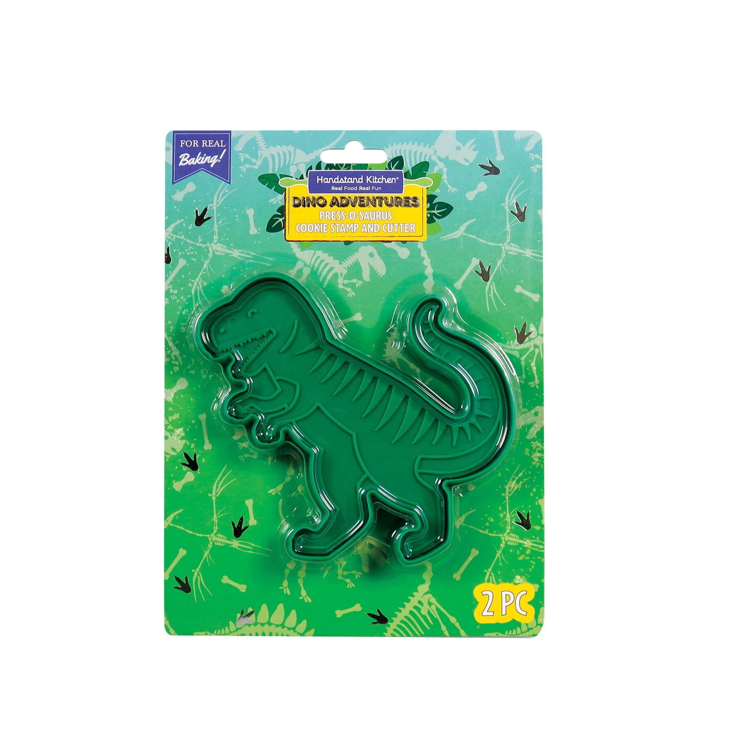 Press-O-Saurus Cookie Stamp and Cutter | Handstand Kitchen