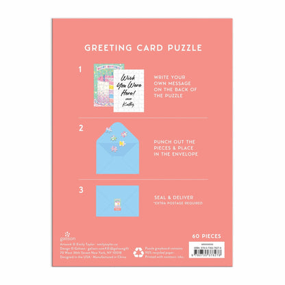 Confetti Cake Puzzle Card | Galison