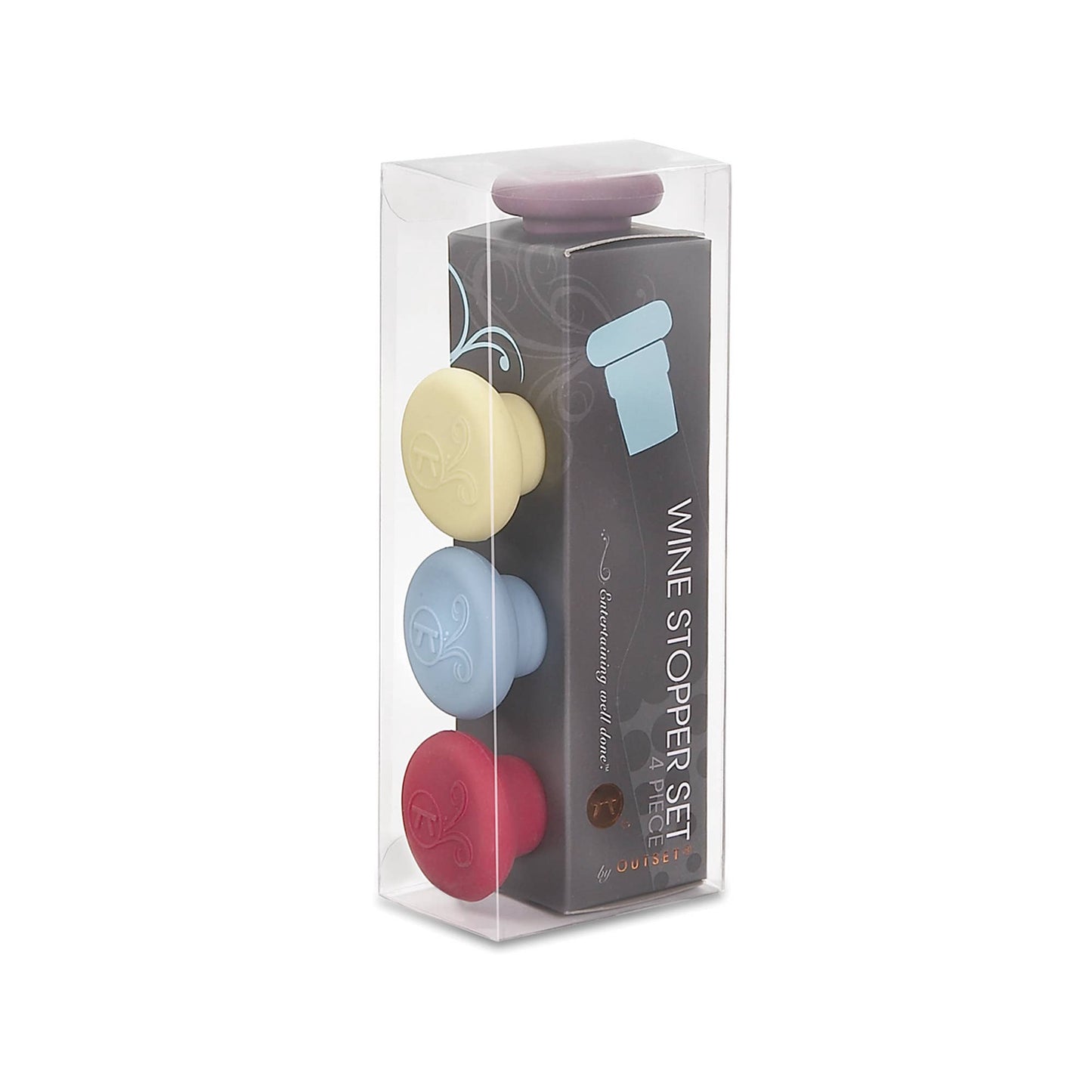 Outset Silicone Wine Stoppers Set | Fox Run Brands