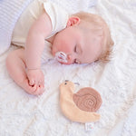 Snail Organic Crinkle Toy | Tikiri Toys