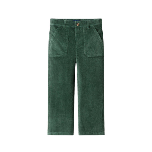 Green Wide Leg Corduroy Pants | Andy & Evan