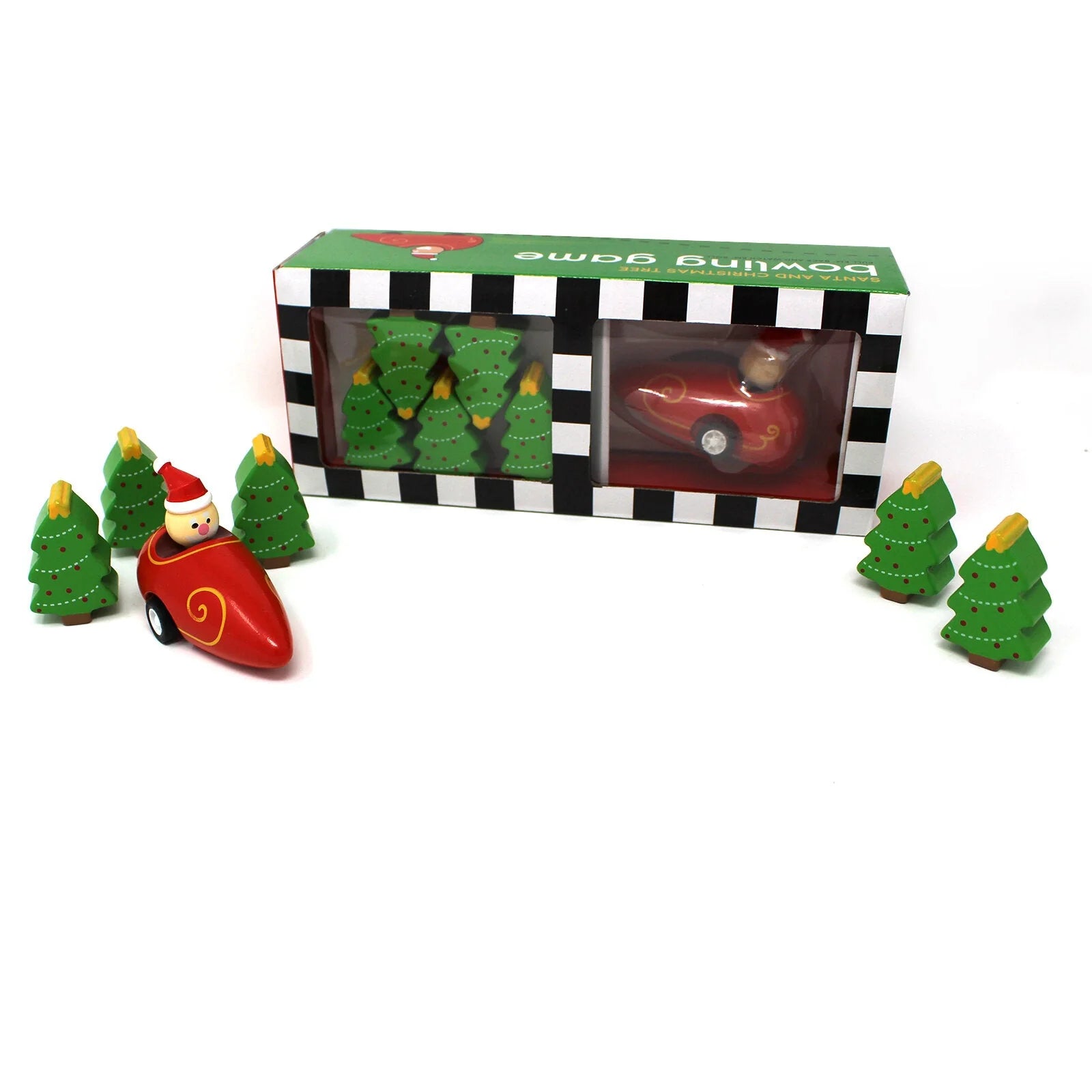 Santa & Trees Bowling Game | Jack Rabbit Creations