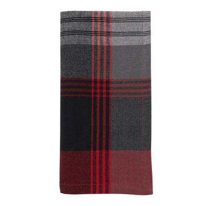 Plaid Cloth Napkin Set/4 | Saro Lifestyle